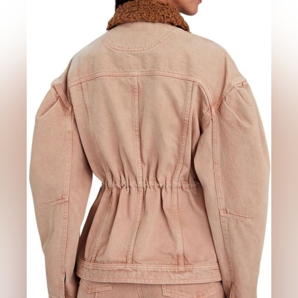 ULLA JOHNSON The Odette Puff-Sleeve Denim Jacket - Picture 3 of 3